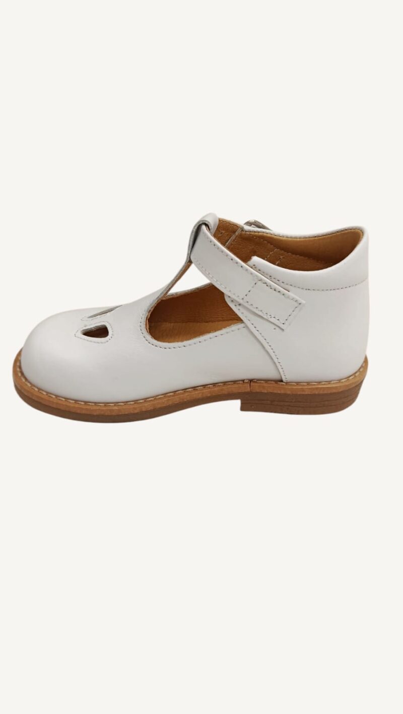 Occhietto bianco in pelle - immagine 2