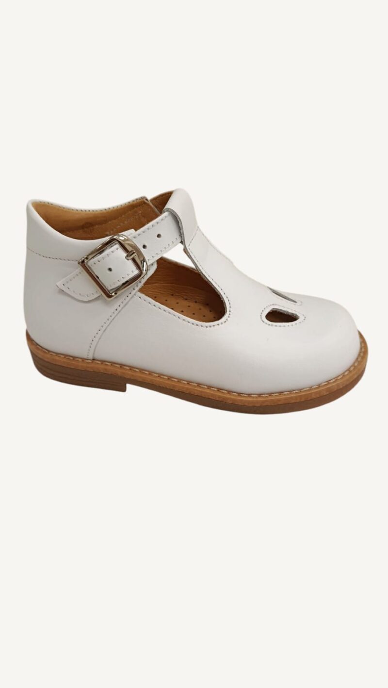 Occhietto bianco in pelle - immagine 3