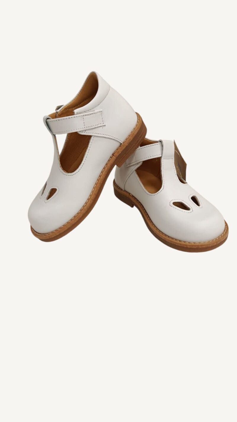 Occhietto bianco in pelle