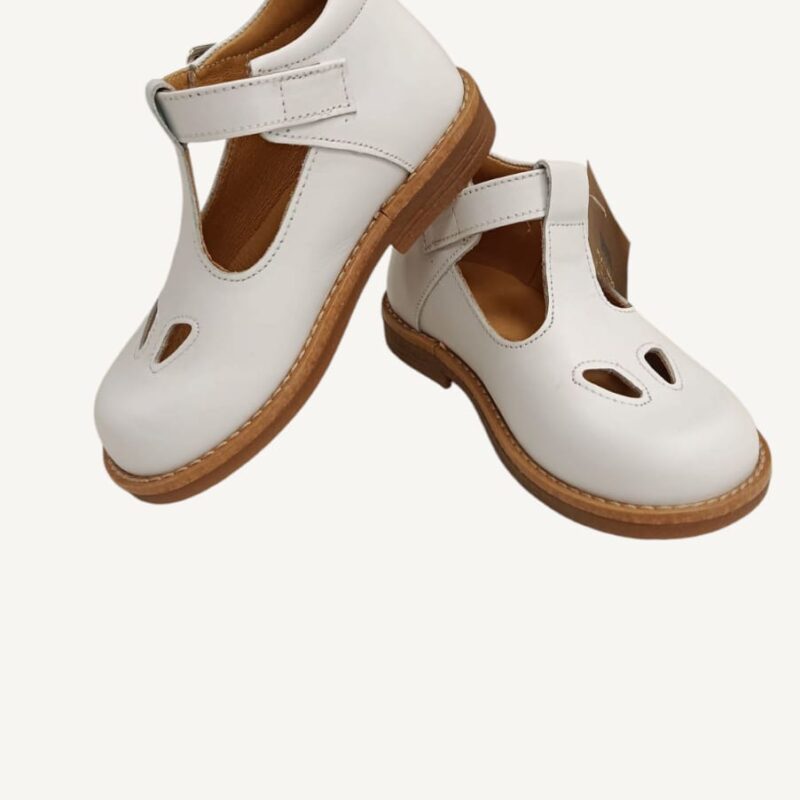 Occhietto bianco in pelle
