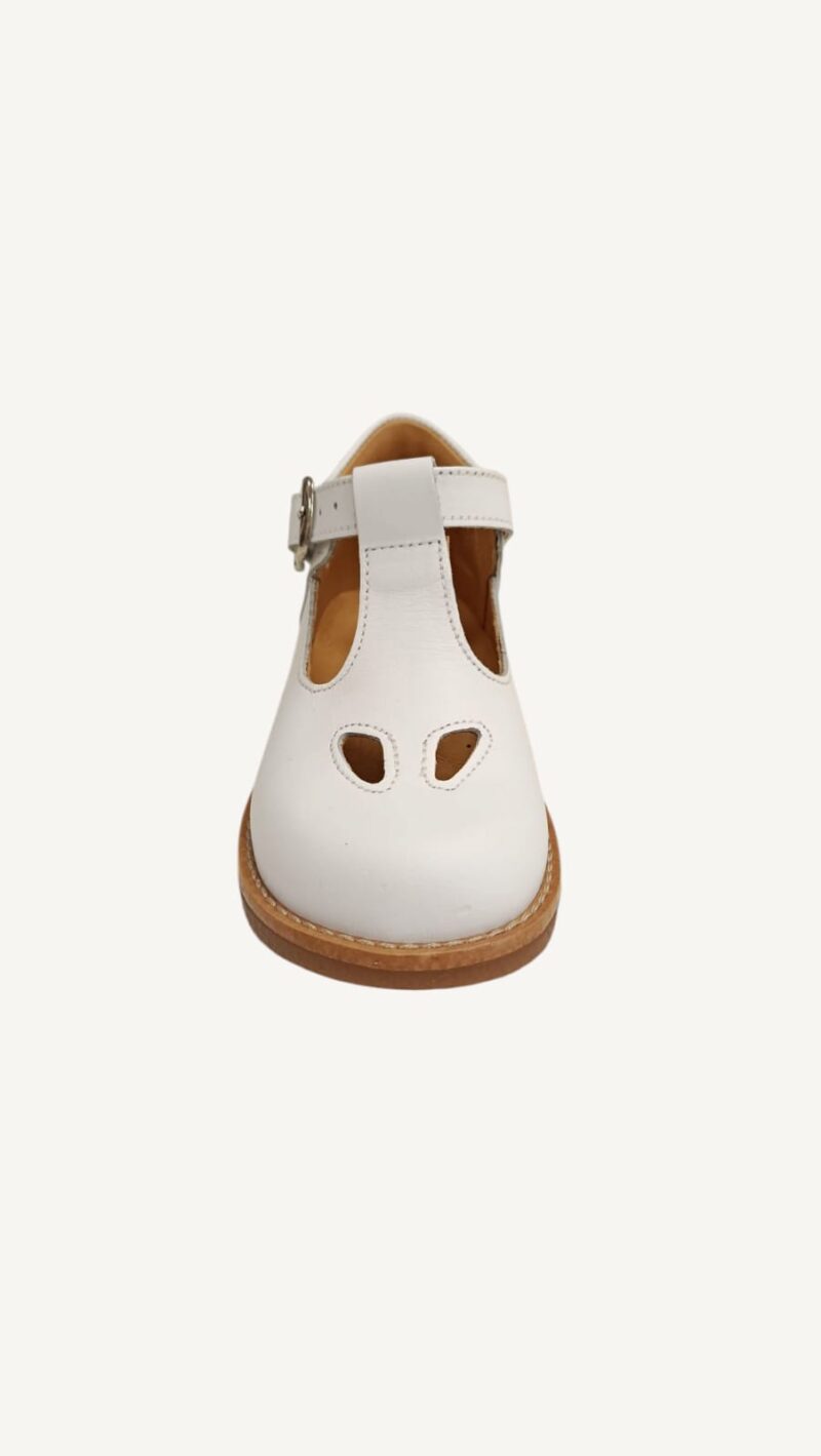Occhietto bianco in pelle - immagine 4
