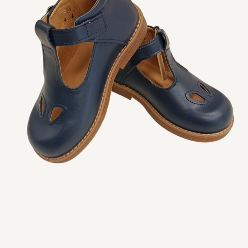 Occhietto blu in pelle