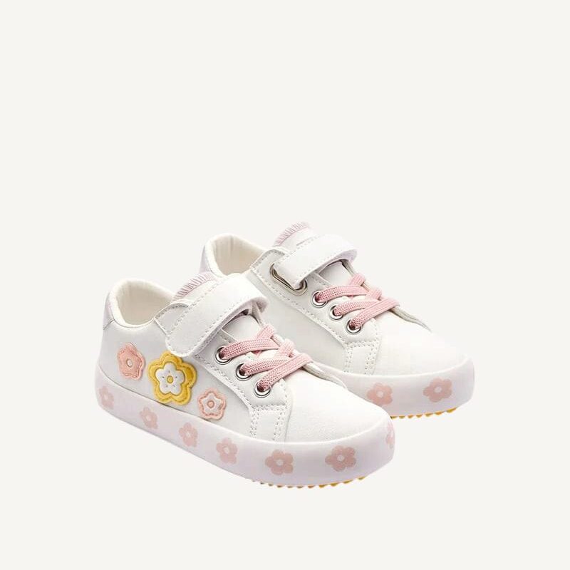 Sneakers con decorazioni floreali