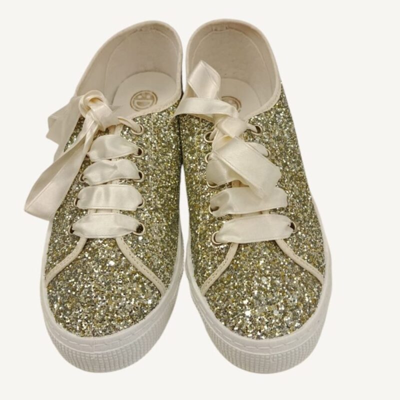 Sneakers bassa glitter