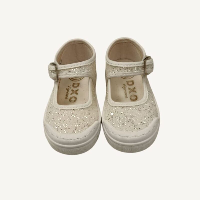 Ballerina glitter bianco