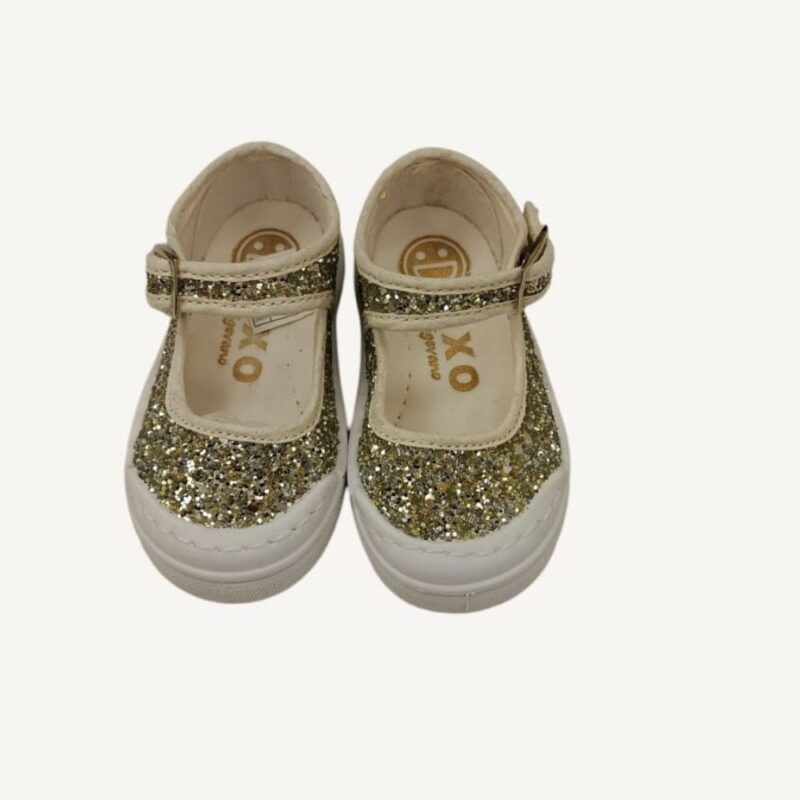 Ballerina glitter platino