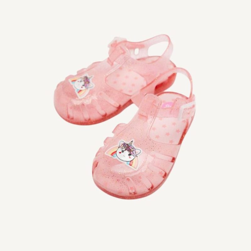 Sandalo mare rosa glitter