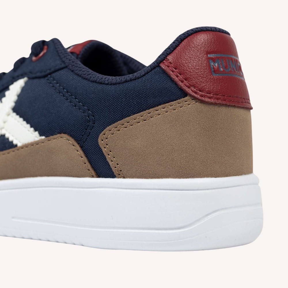 Sneakers blu e marrone - immagine 3