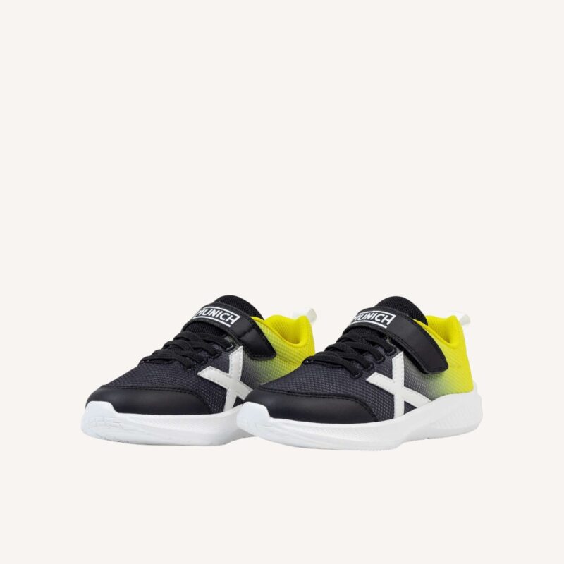 Sneakers sportiva bicolore gialla/nera