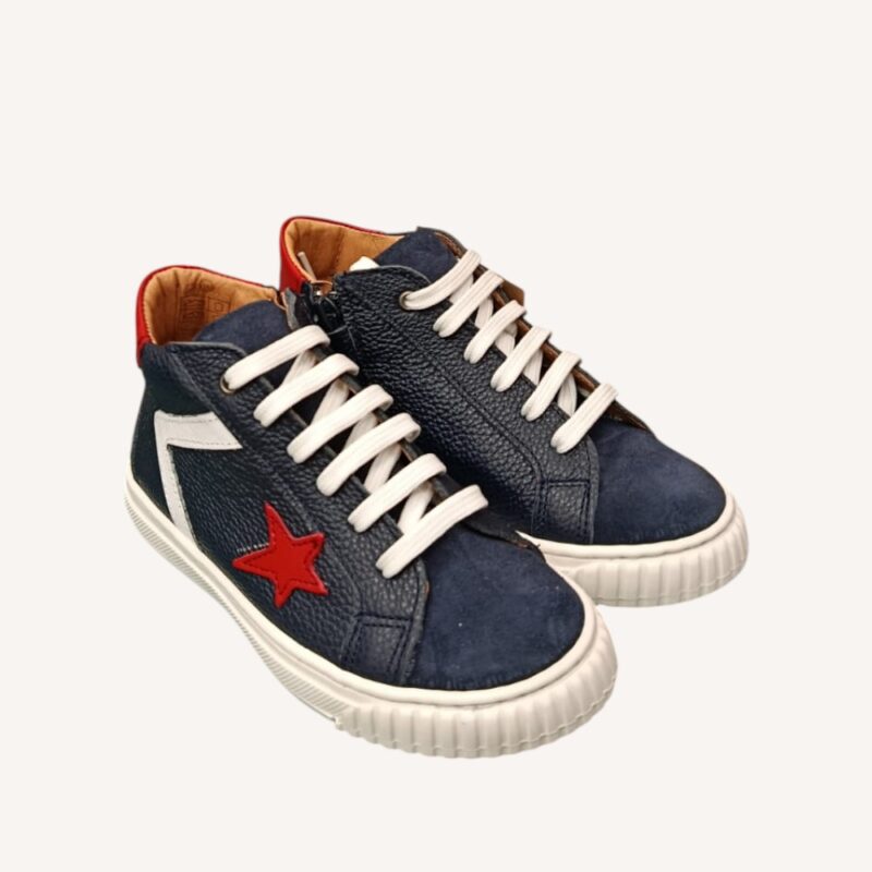 Scarpa alta blu Platis