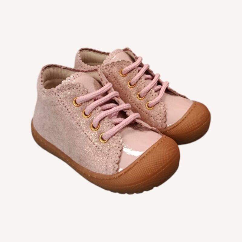 Scarpa primi passi artigianale Rossano bimba