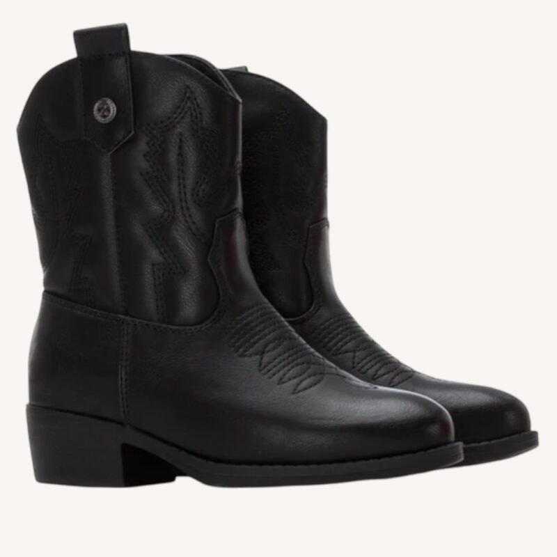 Stivale texano nero