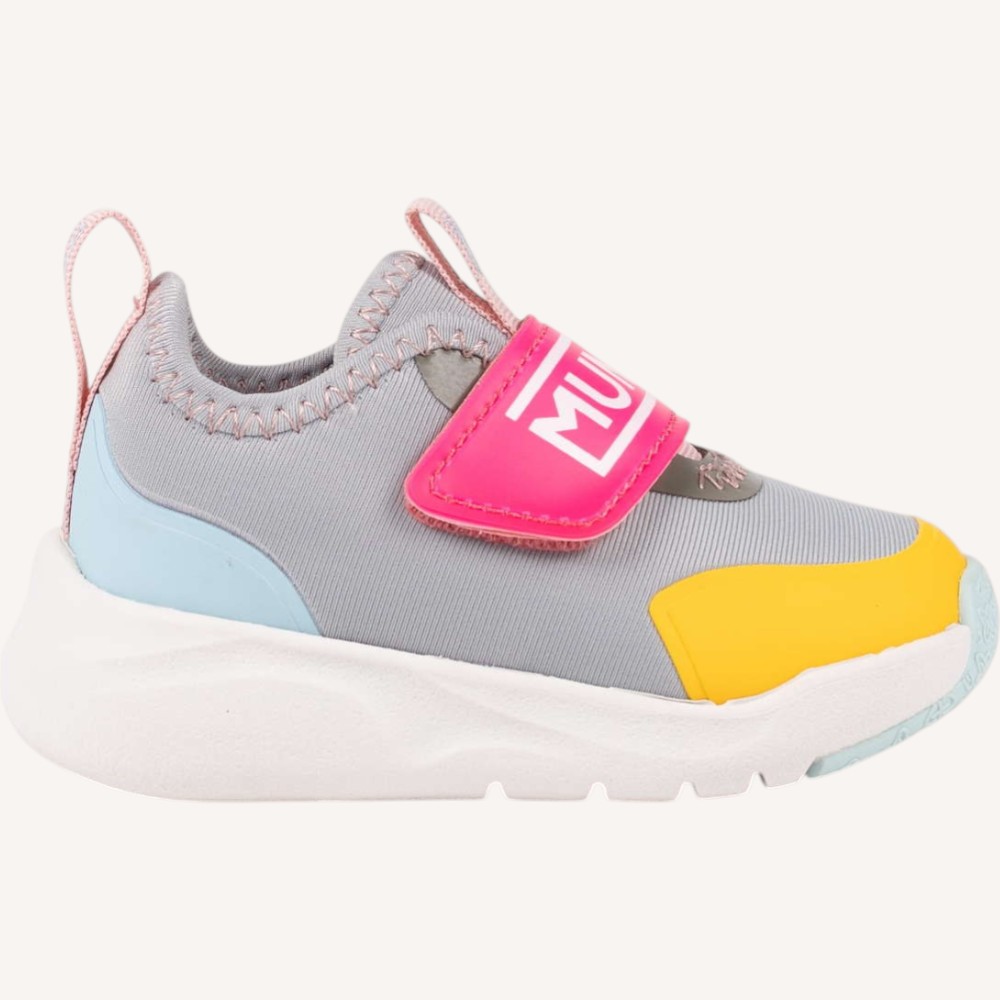 Sneakers multicolor con strappo - immagine 3
