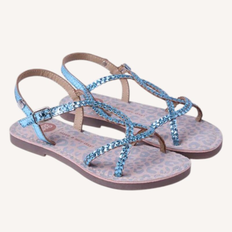 Sandalo blu bimba